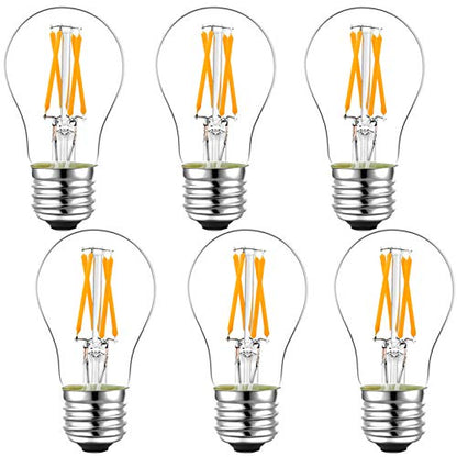 LiteHistory A15 E26 Led Bulb 60 watt,Dimmable,Soft White Light Bulbs,2700K - color: Warm White 2700k