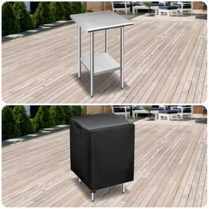 Outdoor Table Cover for 30 Inch Patio Prep Table Furniture - size: 30" x 30" x 35"