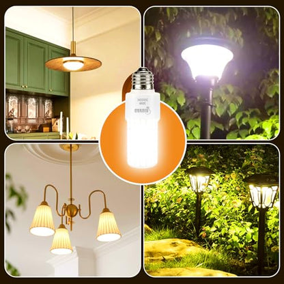 RIUVAO LED Corn Light Bulb 300w Equivalent 3750Lumen 3000K Cool Daylight White 30W E26/E27 Base Ceiling Fan Led Light Bulb for Home Garage Warehouse Indoor Outdoor Led Corn Bulb Pack of 3 - style: 3pck 3000K