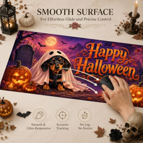 Nuxovilar Large Gaming Mouse Pad Desk Mat, 15.7x35.4 Inches Polyester - color: Nu-lf-71321