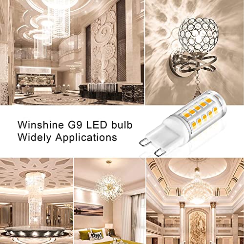 winshine 10 Pack Dimmable G9 LED Bulb 40W Equivalent 4000K Natural White - size: 10 Count (Pack of 1)