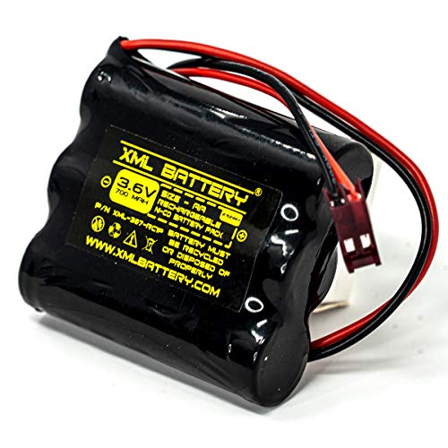 (1 Pack Sure-Lites 026-148 026148 SL026148 SL-026148 SL-026-148 3.6v 700mAh Ni-CD Battery Pack Replacement for Exit Sign Emergency Light - size: 1 Pack