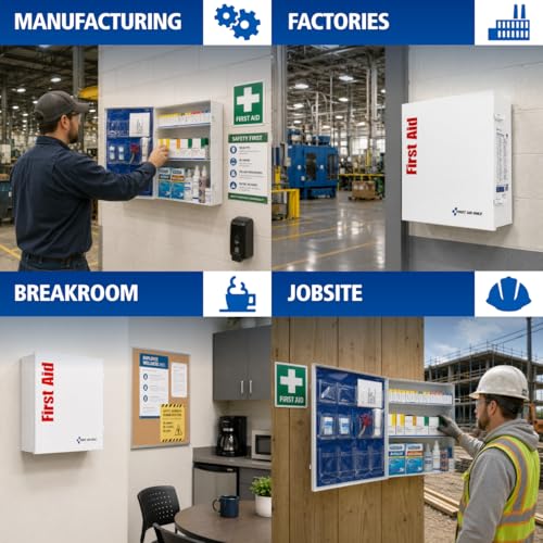 First Aid Only 150-Person OSHA First Aid Cabinet with Medications