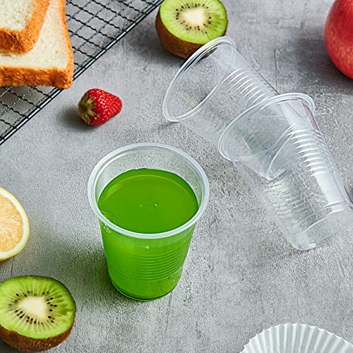 Lilymicky 500 Pack 7 oz Disposable Plastic Cups, 7 oz Clear Plastic Cups - style: 7 oz