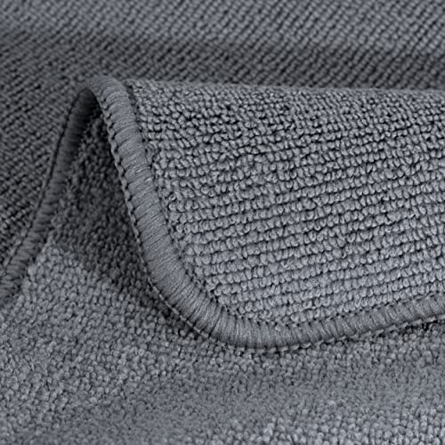 POLYTE 340 GSM Multipurpose Microfiber Cleaning Towel, 16x16 in, 12 Pack