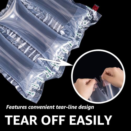 Air Pillows for Shipping with pump 400 Count Inflatable Packaging Air Bags - size: 3.54"x7.87"(400 Count)