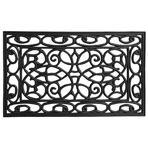 Calloway Mills 103731830 Callista Rubber Doormat, 18" x 30" - color: Callista, size: 1'6" x 2'6" (Rectangular)