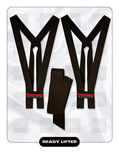 Ready Lifter Shoulder Moving Straps for Furniture, Appliances, Heavy or Bulky Easy to Adjust for Carrying and Lifting Heavy Objects up to 600 LB and 12' Long