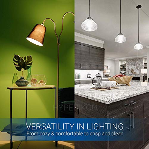 Dimmable T10 Frosted LED Bulbs,6W LED Tubular Edison Bulbs 60 Watt Equivalent,600LM,Daylight 4000K,E26 Medium Base Lamp Bulb for Desk Lamp, Pendant Lights,Cabinet Display Cabinet etc. (6-Pack) - color: Daylight 4000k（6 Packs）