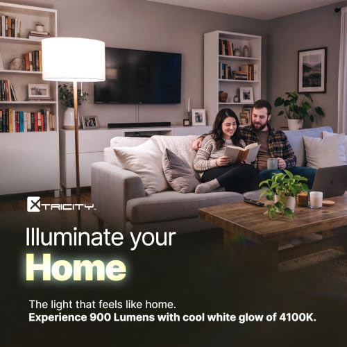 Xtricity Compact Fluorescent Light Bulbs T2 Spiral, E26 Base (4 Pack) - color: 4100k Cool White