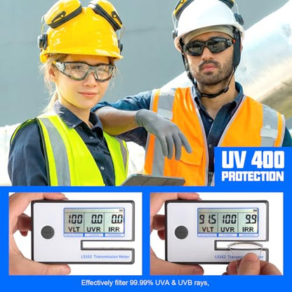 OXG Anti Fog Safety Glasses with Foam Gasket, ANSI Z87.1 Protective Eyewear - color: 3p-clear Lens/Yellow Frame