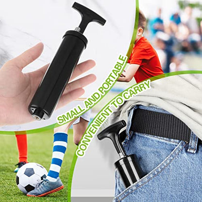 Reginary 10 Pack 8 Inch Ball Pump Kit Manual Air Pump - color: Black, style: Classic Style