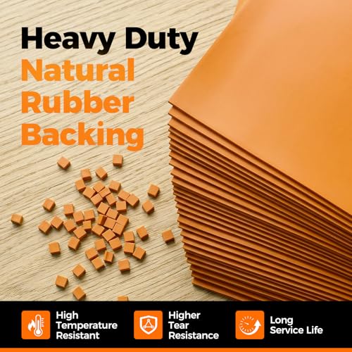 2‑Pack Heavy Duty Oil Spill Mat 64"X 32", 1/4" Thick Garage Floor Mat - color: Black, size: 32"L x 64"W x 0.25"Th (Rectangular)