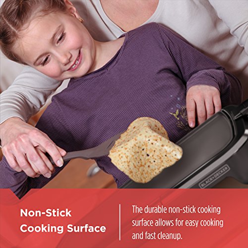 BLACK+DECKER GD2011B Family-Sized Electric Griddle with Drip Tray - style: Griddle