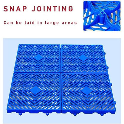 Plastic Pallet, Nestable Floor Pallets (10pcs,15.7x15.7x2in) - size: 10pcs-15.7x15.7x2in