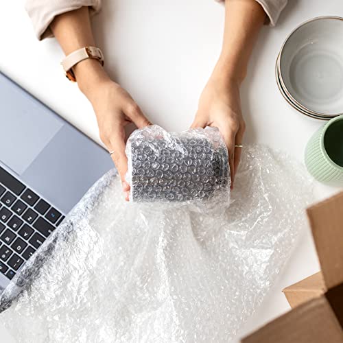Yens Clear Bubble Cushioning Rolls 72 FT, 12 inch width Perforated every 12 - color: Clear, size: 72 ft x 12 inch