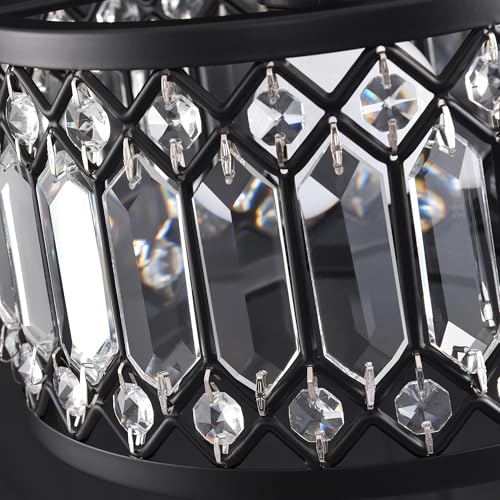 Semi Flush Mount Ceiling Light,Industrial Semi Flush Mount Ceiling Light,Industrial Black Light Fixtures Ceiling Mount, Chandelier Kitchen Lighting Black Flush Mount Light,Vintage Light Fixture - color: Ceiling Light, size: 1 Pack