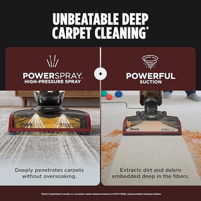 Shark CarpetXpert HairPro, Upright Carpet & Area Rug Cleaner, EX221BRN - style: CarpetXpert HairPro