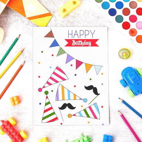 Henoyso 110 Pack 9 X 12 Inch White Cardboard Sheets - color: White, size: 9 x 12 Inch