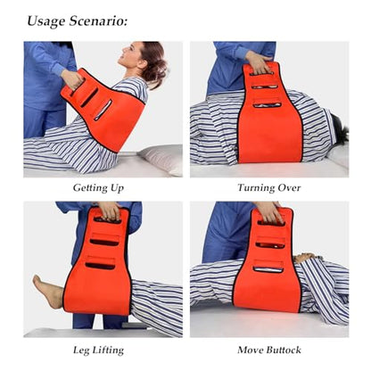 Transfer Belt Transfer Sling Padded Gait Belts with Seniors Patient Lift - color: Orange 2