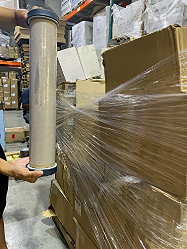 WOD Industrial Strength Stretch Film Dispenser with Adjustable Handle - Fits 12", 15", and 18" Widths, Compatible with 1.5", 2", and 3" Cores, Heavy Duty Aluminum Base for Pallet Wrapping (1 Pack) - size: For 1.5, 2 & 3 in. Core (Pack of 1)