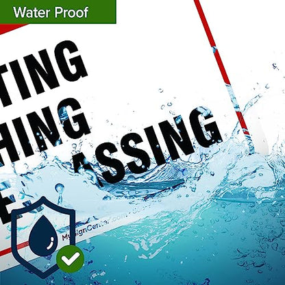 Private Property No Fishing No Hunting No Trespassing Sign, 7x10 Inches, - size: 7x10 - Aluminum