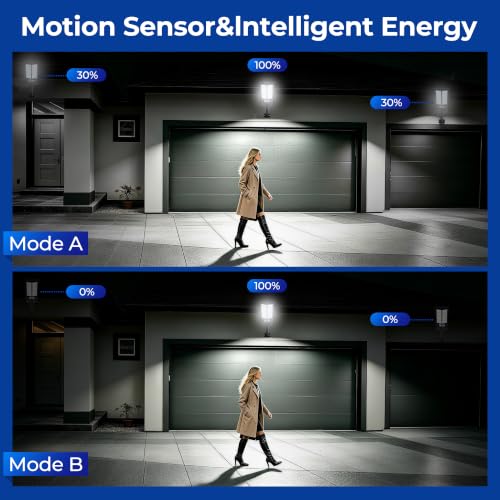 Solar Street Light Waterproof 2 Pack, Motion Sensor Lights & Remote - size: 2-Pack