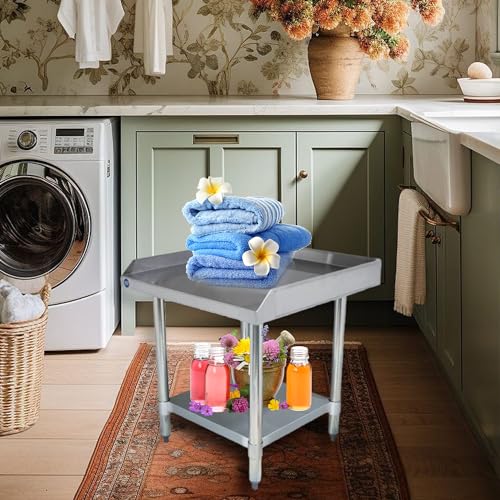 12" x 30" Stainless Steel Equipment Stand, 24" Tall - size: 12"x30"