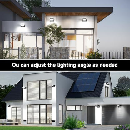 Outdoor Wall Lights 40W 350 ° Rotation Flood Light LED - color: 1/40w/6000k/Black