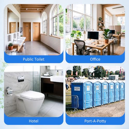 50 Pack Disposable Toilet Seat Covers for Travel Public Toilet Hospital - size: 50 PC
