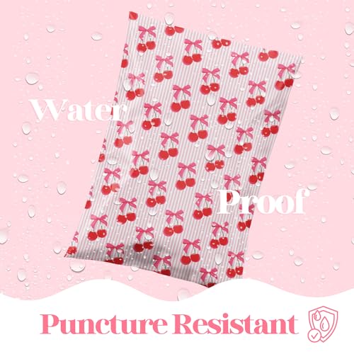 Pretty Package Store Poly Mailers 14.5x19, Cherry, 100 Pack - color: Cherry, size: 14.5x19
