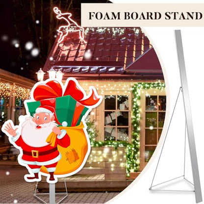 Hicarer 48'' Foam Poster Board Display Stand for Restaurant Business
