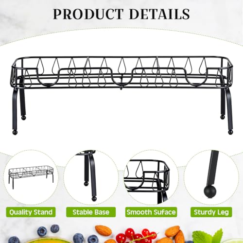 Blulu 3 Compartment Metal Drink Dispenser Stand, Black 2 Gallons Stand Only - color: Black, size: 3 Compartments, 2 Gallons