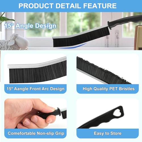 Dfacio 11Pcs Crevice Cleaning Brush Set,Multi-Purpose Cleaning Supplies