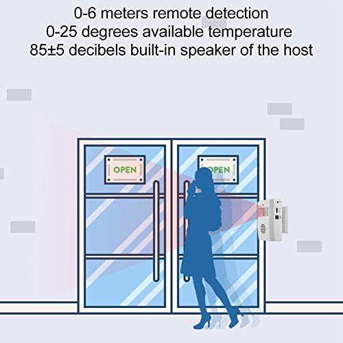 16 Music IR Motion Welcome Door Bell with Adjustable Sensor and Loud Speaker for Home and Business Use
