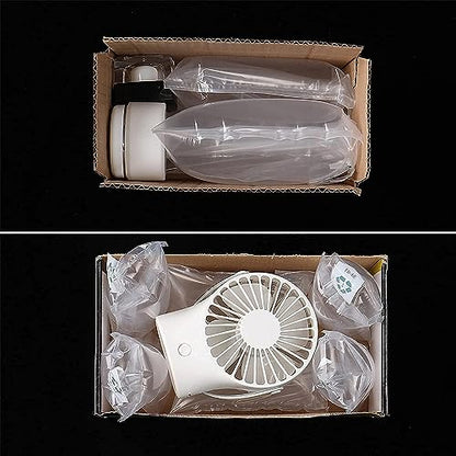 Miupoo Packaging Air Bags,Clear Plastic Inflatable Air Packaging Protector Bag with Free Pump Cushion,Air Inflatable Cushion Blocking Packaging Bag,4x8 Inches,100 Pieces - size: 4x8×100 Inches