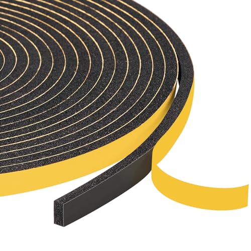 Yotache Foam Seal Tape 1/4" W X 1/8" T, 50 Ft Length - size: 1/4"x1/8"x50 FT
