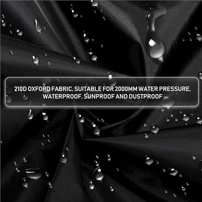 IBC Tote Cover 250 Gallon, Heavy Duty Waterproof IBC Tote Lid, Rain Barrel Cover, Water Tank Cover, Water Tote Cover, IBC Cover(Black,550 Gallon) - color: Black, size: 550 Gallon