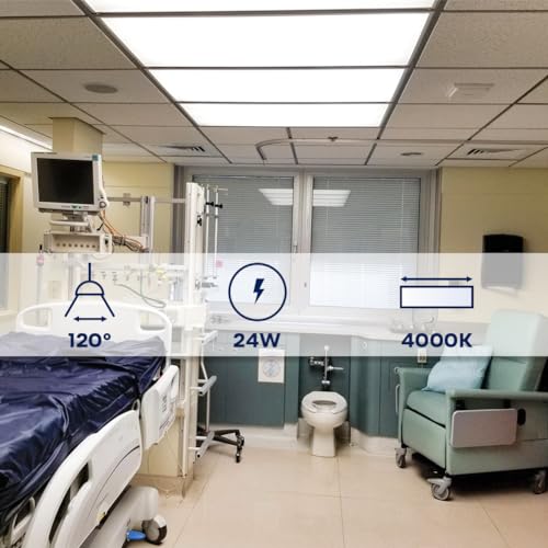 Magnetic Mount 4 Foot LED Tube, 24W, 3600LM,4000K Nature Light, No Dimmable - color: 4ft 4000k Milky