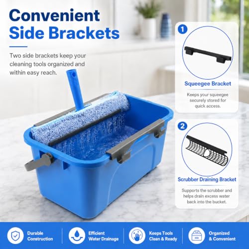 76“Professional Squeegee Window Cleaning Kit with Extension Pole - style: 76"Window Squeegee