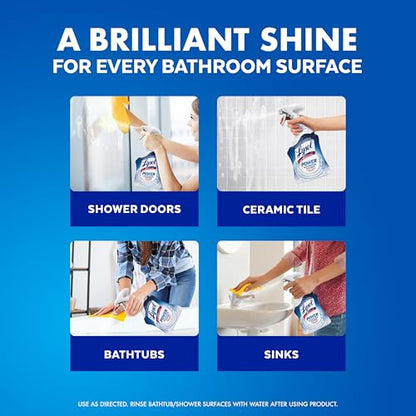 Lysol Power Foaming Bathroom Cleaner & Disinfectant Spray, 32 oz - size: 32 Fl Oz (Pack of 1), style: Power