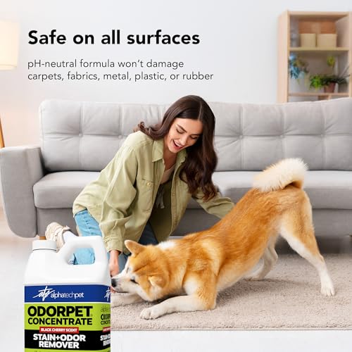 ATP OdorPet Concentrated Stain and Odor Remover, Black Cherry, 64 Fl Oz