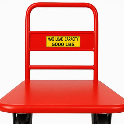 3Pcs(6"x2") - MAX LOAD CAPACITY 5000 LBS Sign - MAX LOAD CAPACITY 5000 LBS Sticker - Waterproof & UV-resistant