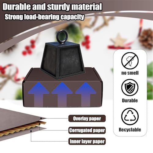 Small Shipping Boxes, 50 Pack Cardboard Box Corrugated Mailer Boxes Small Corrugated Boxes For Shipping Packaging Craft Gifts Giving Products, 6 x 4 x 1.6 Inches (Brown) - color: Brown