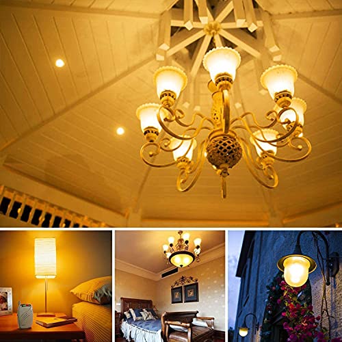 E12 LED Corn Bulbs, 15W, 3000K Warm White, 1500LM, Small Edison Screw Bulbs, 120W Incandescent Equivalent, Pack of 4 - color: E12 Warm White