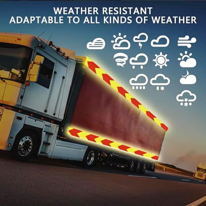 AISEY Reflective Tape White Outdoor High Vis Conspicuity Safety Tape, Reflector Tape Trailer Waterproof - 2“x 30ft/Roll, 2 Rolls - size: 2"x30FT - 2 PACK