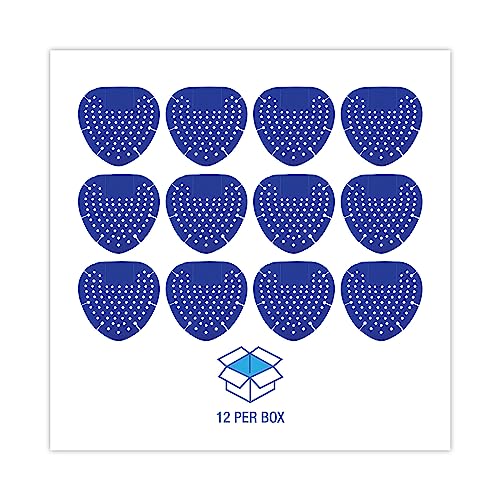 Boardwalk BWK1002 Urinal Screen, Bubble Gum Fragrance, Blue (Box of 12)