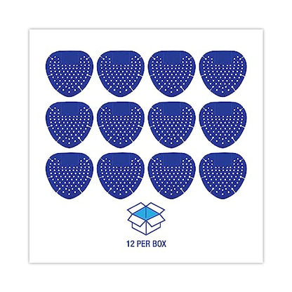 Boardwalk BWK1002 Urinal Screen, Bubble Gum Fragrance, Blue (Box of 12)