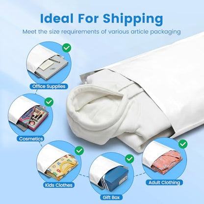 Metronic Poly Mailers 14x19 1000 Pack, Large Bulk Self Seal Shipping Bags - color: White, size: 14.5x19 1000PC