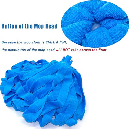 EaseYourDay Microfiber String Mop Head Refill, Fits 3/4" Screw-On Thread-3